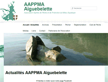 Tablet Screenshot of aappma-aiguebelette.org